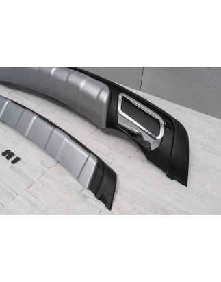 HYUNDAI IX35 LM 2010-2015 SPOILER PARAURTI CON EFFETTO DI SCARICO BLACK (Cod. AP-51385_A4x4)