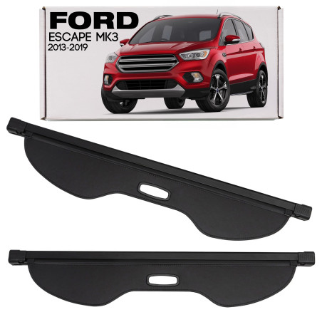 FORD ESCAPE MK3 III 2013-2019 CAPPELLIERA COPRIBAGAGLI NERA CJ5Z-7845440-AA (Cod. AP-51453_A4x4)