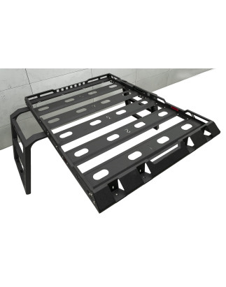 JEEP WRANGLER JK 2007-2018 PORTAPACCHI TETTO CON SCALETTA ACCIAIO (Cod. AP-51457_A4x4)