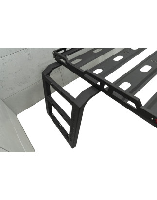 JEEP WRANGLER JK 2007-2018 PORTAPACCHI TETTO CON SCALETTA ACCIAIO (Cod. AP-51457_A4x4)