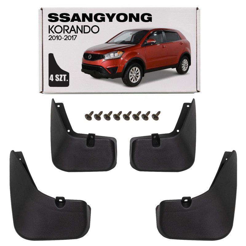 SSANGYONG KORANDO III 2010-2017 PRIMA DEL SECONDO RESTYLING PARASPRUZZI (Cod. AP-51530_A4x4)