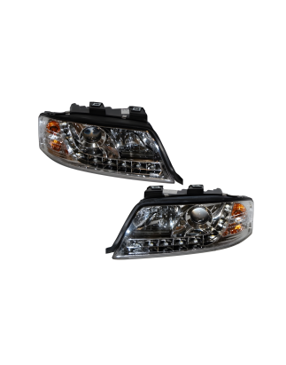 Fari Day Light Audi A6 C5 99-00 (Cod. E-FAAU038)