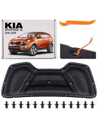 KIA SPORTAGE III SL 2010-2015 PANNELLO FONOASSORBENTE COFANO 811253W000 + CLIP (Cod. AP-51542_A4x4)