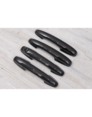 FORD FOCUS MK4 IV 2018+ RIVESTIMENTI CARBON PER MANIGLIE CON SENSORE (Cod. AP-51608_A4x4)