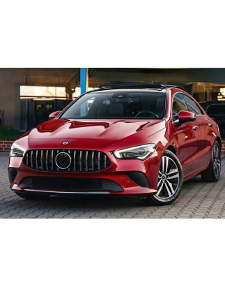 MERCEDES CLA C118 X118 2019-2025 PDC X2 MASCHERINA GT PANAMERICANA ARGENTO (Cod. AP-51689_A4x4)