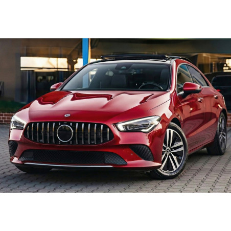 MERCEDES CLA C118 X118 2019-2025 PDC X2 MASCHERINA GT PANAMERICANA ARGENTO (Cod. AP-51689_A4x4)