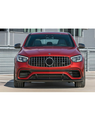 MERCEDES GLC COUPE C253 2019-2022 RESTYLING CON TELECAMERA MASCHERINA GT PANAMERICANA ARGENTO COMPAT
