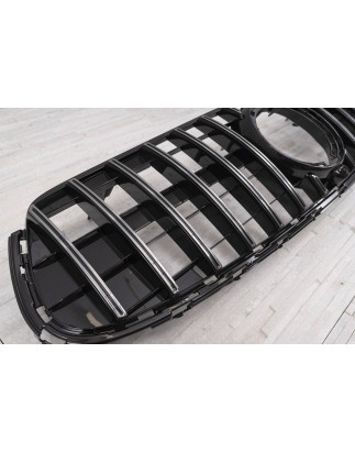 MERCEDES GLC COUPE C253 2019-2022 RESTYLING CON TELECAMERA MASCHERINA GT PANAMERICANA ARGENTO COMPAT
