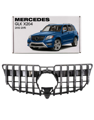 MERCEDES GLK X204 2012-2015 RESTYLING MASCHERINA GT PANAMERICANA ARGENTO CON TELECAMERA (Cod. AP-516