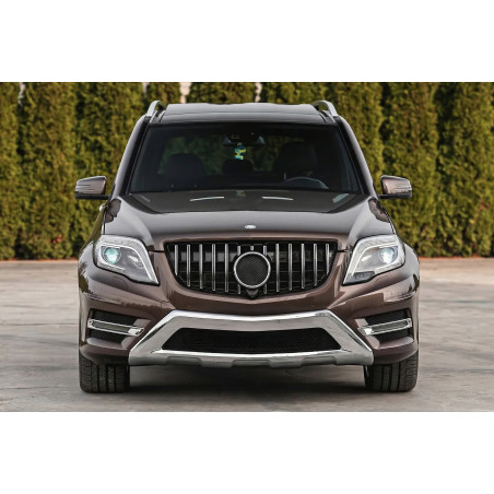 MERCEDES GLK X204 2012-2015 RESTYLING MASCHERINA GT PANAMERICANA ARGENTO CON TELECAMERA (Cod. AP-516