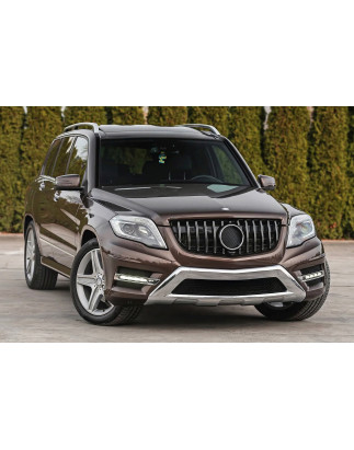 MERCEDES GLK X204 2012-2015 RESTYLING MASCHERINA GT PANAMERICANA ARGENTO CON TELECAMERA (Cod. AP-516