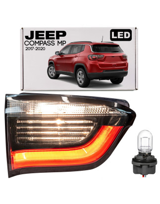 JEEP COMPASS II MP 2017-2020 PRE-RESTYLING FARO PORTELLONE POSTERIORE SINISTRA LED 55112685AB (Cod. 