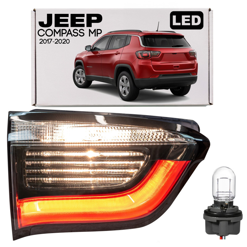 JEEP COMPASS II MP 2017-2020 PRE-RESTYLING FARO PORTELLONE POSTERIORE SINISTRA LED 55112685AB (Cod. 