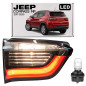 JEEP COMPASS II MP 2017-2020 PRE-RESTYLING FARO PORTELLONE POSTERIORE SINISTRA LED 55112685AB (Cod. 