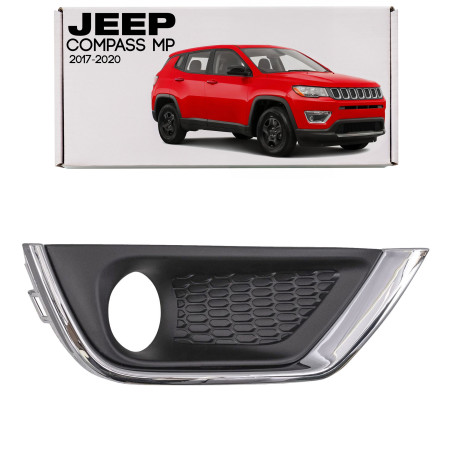 JEEP COMPASS II MP 2017-2020 PRE-RESTYLING DESTRA TAPPO FENDINEBBIA GRIGLIA PARAURTI CROMATO 4010170