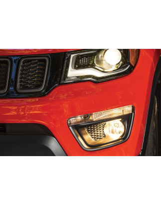 JEEP COMPASS II MP 2017-2020 MODANATURA ANTERIORE FARI FENDINEBBIA NERA SINISTRA 5UQ01RXFAB (Cod. AP