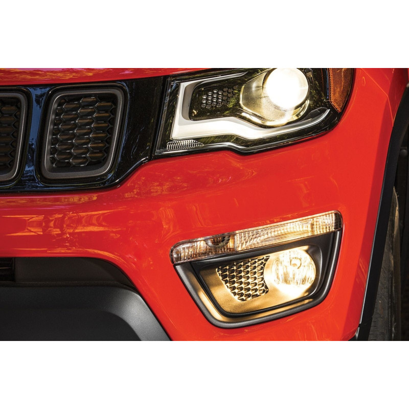 JEEP COMPASS II MP 2017-2020 MODANATURA ANTERIORE FARI FENDINEBBIA NERA SINISTRA 5UQ01RXFAB (Cod. AP