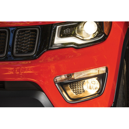 JEEP COMPASS II MP 2017-2020 MODANATURA ANTERIORE FARI FENDINEBBIA NERA SINISTRA 5UQ01RXFAB (Cod. AP