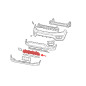 JEEP COMPASS II MP 2017-2020 PRE-RESTYLING GRIGLIA INFERIORE ANTERIORE PARAURTI 5UP87RXFAA (Cod. AP-