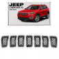 JEEP CHEROKEE V KL 2018-2023 RESTYLING INSERTI GRIGLIE GRIGLIA MASCHERINA ANTERIORE CROMATO 6FM74SZ0