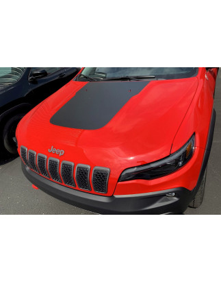 JEEP CHEROKEE V KL 2018-2023 RESTYLING INSERTI GRIGLIE GRIGLIA MASCHERINA ANTERIORE NERI 6AZ88DX8AB 