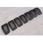 JEEP CHEROKEE V KL 2018-2023 RESTYLING INSERTI GRIGLIE GRIGLIA MASCHERINA ANTERIORE NERI 6AZ88DX8AB 