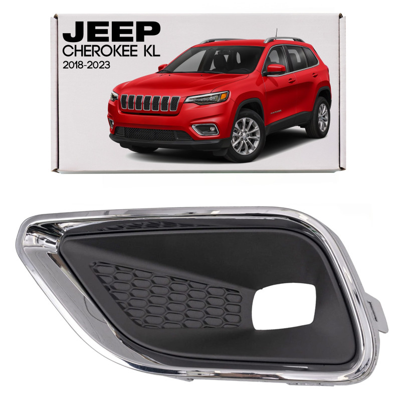 JEEP CHEROKEE V KL 2018-2023 RESTYLING GRIGLIA PARAURTI FENDINEBBIA ANTERIORE SINISTRA 68287995AB (C