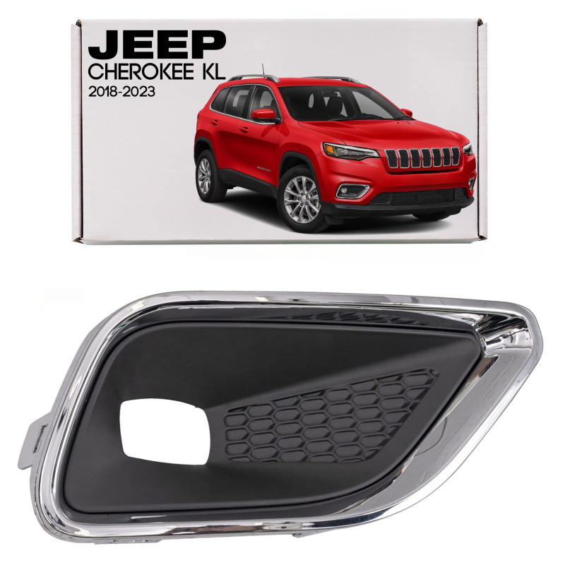 JEEP CHEROKEE V KL 2018-2023 RESTYLING GRIGLIA PARAURTI FENDINEBBIA ANTERIORE DESTRA 68287994AB (Cod