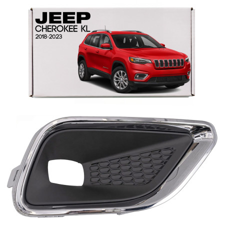 JEEP CHEROKEE V KL 2018-2023 RESTYLING GRIGLIA PARAURTI FENDINEBBIA ANTERIORE DESTRA 68287994AB (Cod