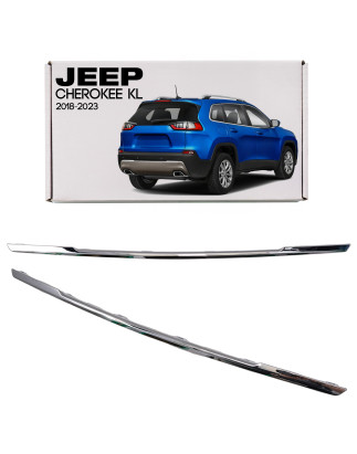 JEEP CHEROKEE V KL 2018-2023 RESTYLING MODANATURA DI FINITURA POSTERIORE PARAURTI CROMATO 6DE31SZ0AB