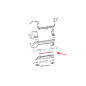 JEEP CHEROKEE V KL 2018-2023 RESTYLING MODANATURA DI FINITURA POSTERIORE PARAURTI CROMATO 6DE31SZ0AB