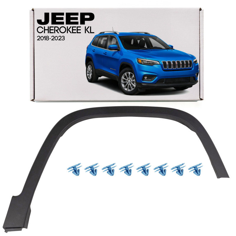 JEEP CHEROKEE V KL 2018-2023 RESTYLING MODANATURA PARAFANGO ANTERIORE DESTRA 6BF80TZZAC (Cod. AP-518