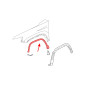JEEP CHEROKEE V KL 2018-2023 RESTYLING MODANATURA PARAFANGO ANTERIORE SINISTRA 68315995AD (Cod. AP-5