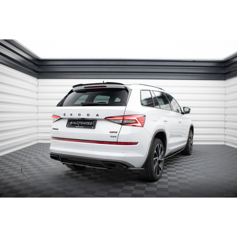 Splitter posteriore (con barre verticali) Skoda Kodiaq RS Mk1 / Mk1 Facelift (Cod. M-SK-KO-1-RS-RD1G