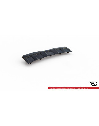Splitter posteriore (con barre verticali) Skoda Kodiaq RS Mk1 / Mk1 Facelift (Cod. M-SK-KO-1-RS-RD1G