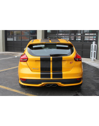 FORD FOCUS MK3 III HATCHBACK 2010-2018 SPOILER PORTELLONE BAGAGLIAIO (Cod. AP-51819_A4x4)