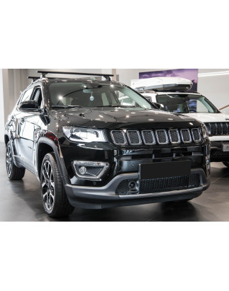JEEP COMPASS II MP 2017-2020 PRE-RESTYLING GRIGLIE CORNICI MASCHERINA GRIGLIA CROMATO 68405259AA (Co