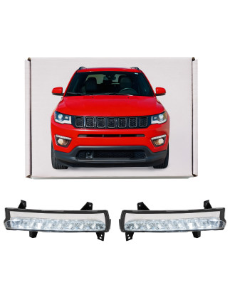 JEEP COMPASS II MP 2017-2020 PRE-RESTYLING LUCI DRL LED PER DIURNE DESTRO + SINISTRO CON INDICATORE