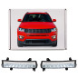 JEEP COMPASS II MP 2017-2020 PRE-RESTYLING LUCI DRL LED PER DIURNE DESTRO + SINISTRO CON INDICATORE 