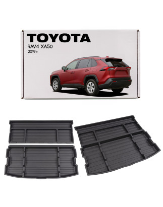 TOYOTA RAV4 V XA50 2019+ ORGANIZER BAGAGLIAIO INSERTO RUOTA DI SCORTA (Cod. AP-51844_A4x4)