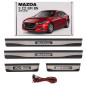 MAZDA 3 III BM BN 2015-2019 MODANATURE SOTTOPORTA LED (Cod. AP-51869_A4x4)