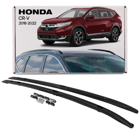HONDA CR-V V 2018-2022 BARRE LONGITUDINALI TETTO NERI OEM (Cod. AP-51892_A4x4)