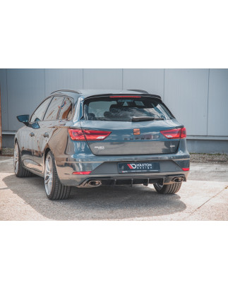 Sottoparaurti posteriore V.2 Seat Leon Cupra ST Mk3 FL (Cod. M-SE-LE-3F-CU-ST-RS2G-O_O)