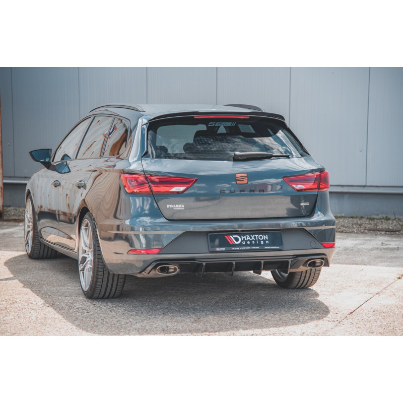 Sottoparaurti posteriore V.2 Seat Leon Cupra ST Mk3 FL (Cod. M-SE-LE-3F-CU-ST-RS2G-O_O)