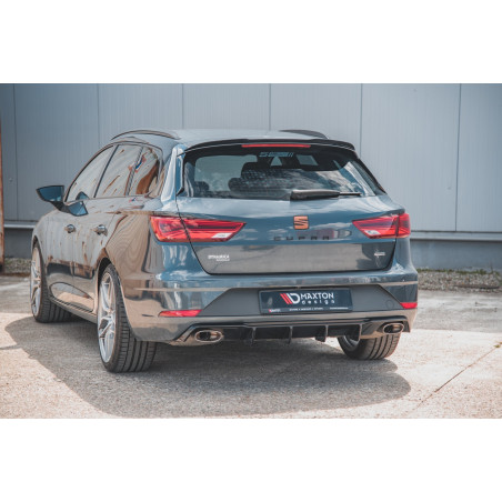 Sottoparaurti posteriore V.2 Seat Leon Cupra ST Mk3 FL (Cod. M-SE-LE-3F-CU-ST-RS2G-O_O)
