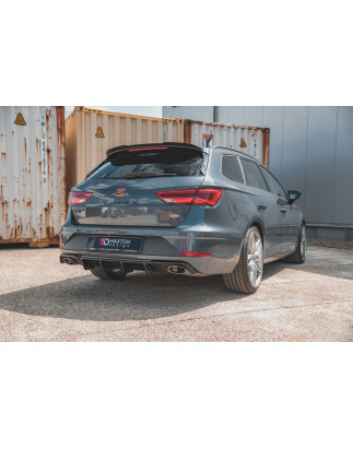 Sottoparaurti posteriore V.2 Seat Leon Cupra ST Mk3 FL (Cod. M-SE-LE-3F-CU-ST-RS2G-O_O)