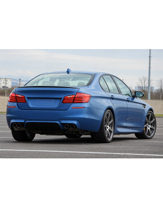 BMW SERIA 5 F10 2010-2017 SPOILER POSTERIORE NERO VERNICIATO PIANO BLACK KIT ESTETICO PER M-PACCHETT