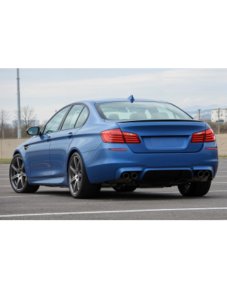BMW SERIA 5 F10 2010-2017 SPOILER POSTERIORE NERO VERNICIATO PIANO BLACK KIT ESTETICO PER M-PACCHETT