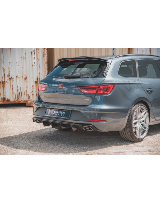 Sottoparaurti posteriore V.2 Seat Leon Cupra ST Mk3 FL (Cod. M-SE-LE-3F-CU-ST-RS2G-O_O)