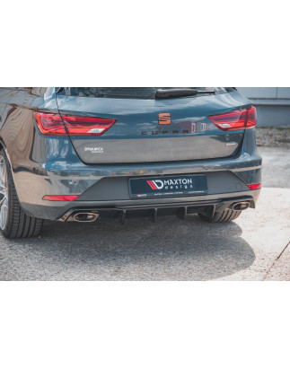 Sottoparaurti posteriore V.2 Seat Leon Cupra ST Mk3 FL (Cod. M-SE-LE-3F-CU-ST-RS2G-O_O)
